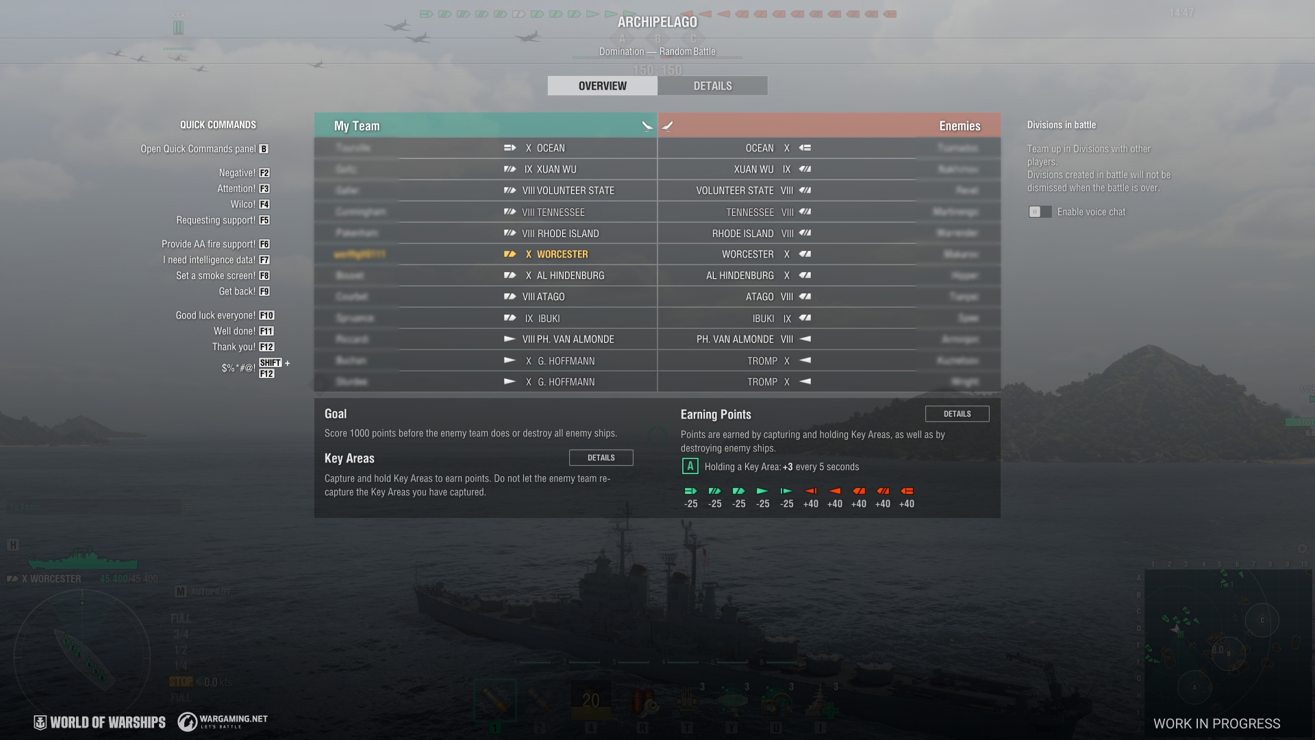 In-battle screen 1